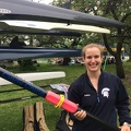 Steph with Cindy's Oar2