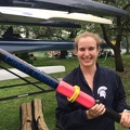 Steph with Cindy's Oar1